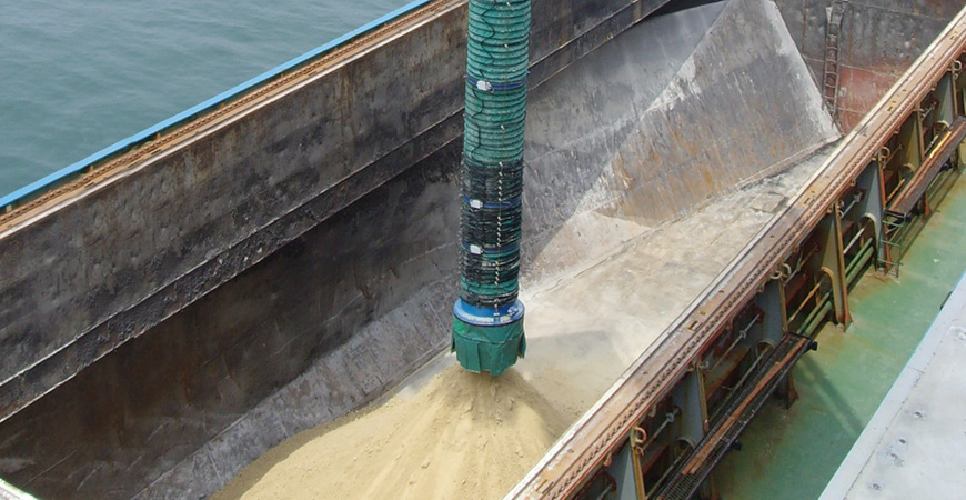 用于大产能的伸缩卸料口 2