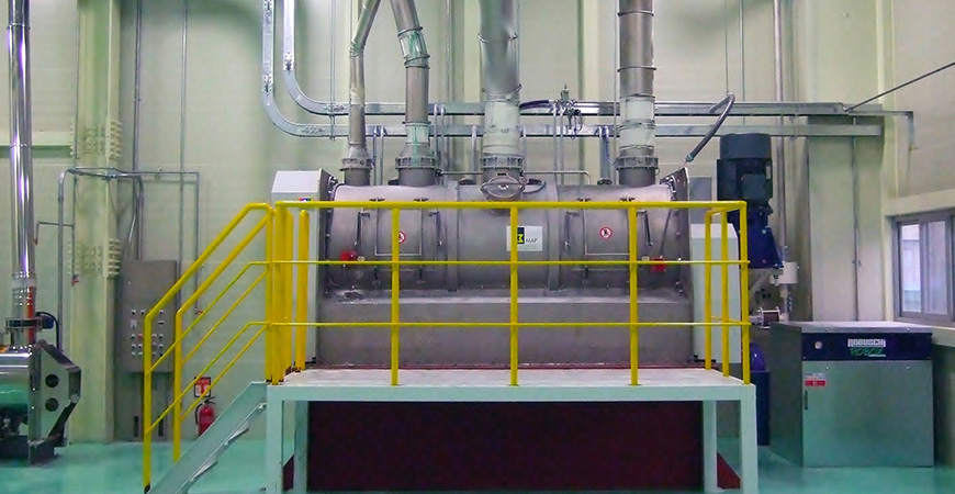 带有筒仓卸料装置的批量型单轴搅拌机 1