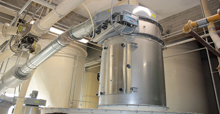 Flanged Round Food-Grade Dust Collectors 4