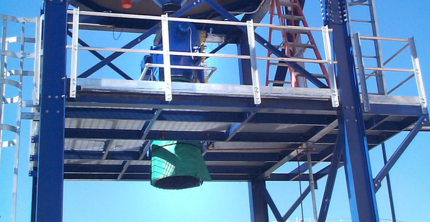 Open Truck Loading Bellows With Integrated Dust Collector 1