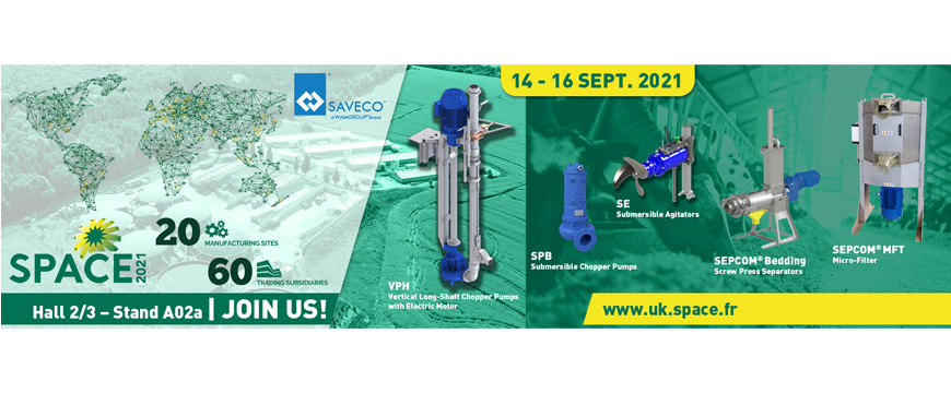 SAVECO® France Will Be Present at SPACE, The International Exhibition for Animal Production 2021_1