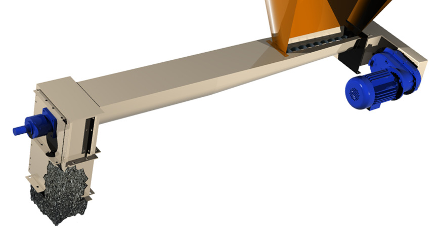 Tapered Single Shaft Screw Feeders UC - 1