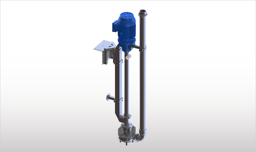 Vertical Long-Shaft Chopper Pumps with Electric Motor VPH